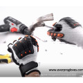 Oil Proof Nitrile Sandy Coated TPR Impact and Cut resistant mechanical gloves